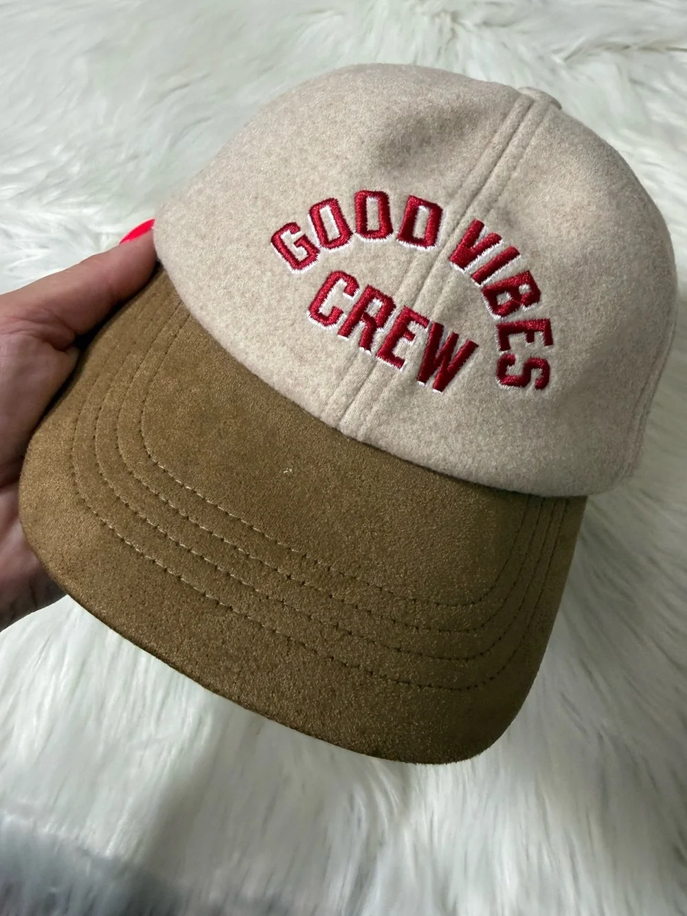 Old Navy Good Vibes Crew Two-Tone Baseball Cap - Boys One Size